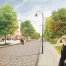 Proposed view of Village 1 - Lime Avenue at Gilston Park Estate