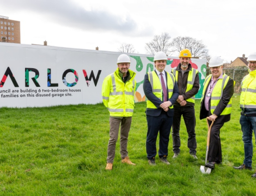 Work steps up to build new council homes for Harlow families